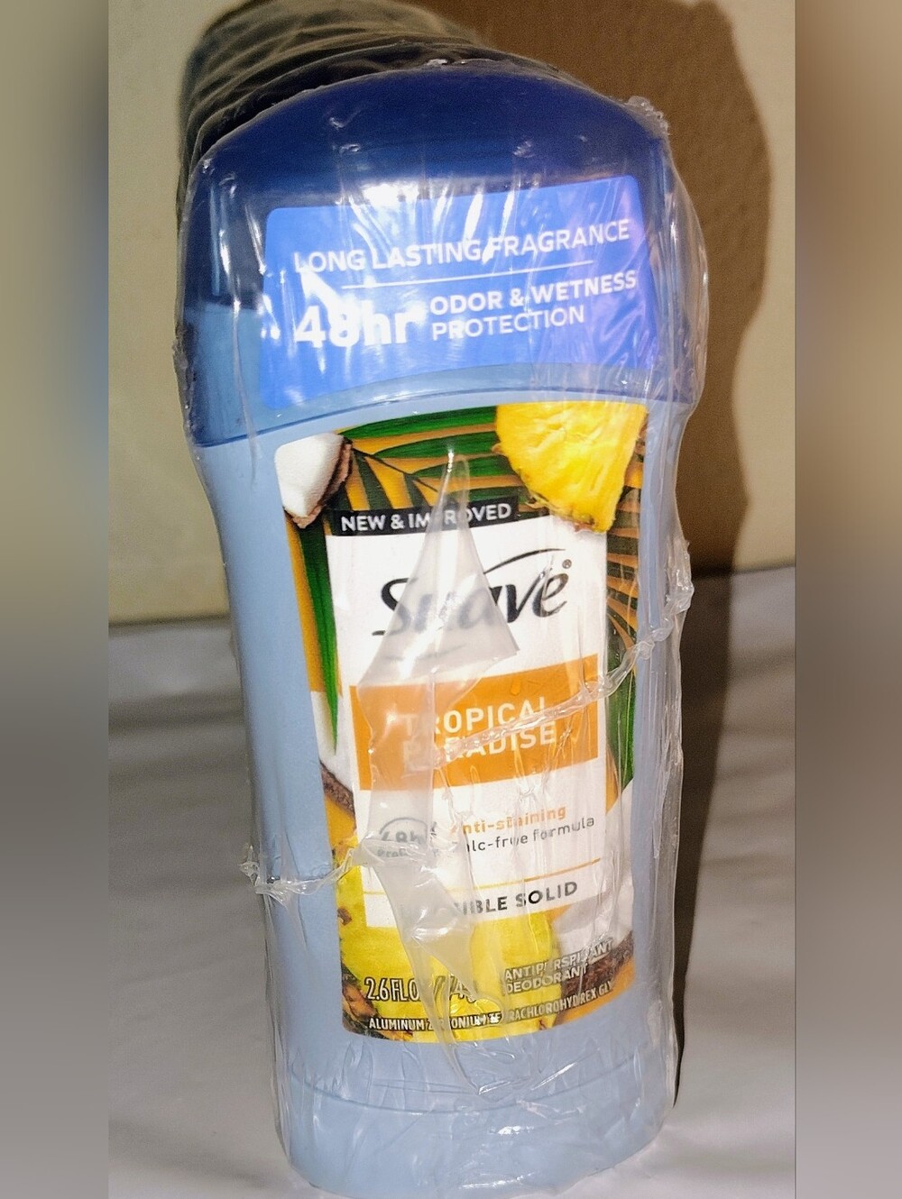 Suave Tropical Paradise Antiperspirant Deodorant - Blue
